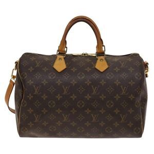 Louis Vuitton Speedy Bandouliere Bag Monogram Canvas Brown Canvas Bag